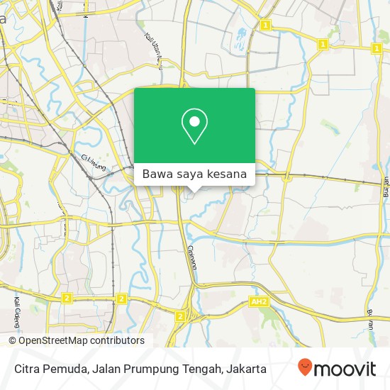 Peta Citra Pemuda, Jalan Prumpung Tengah