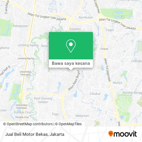 Peta Jual Beli Motor Bekas