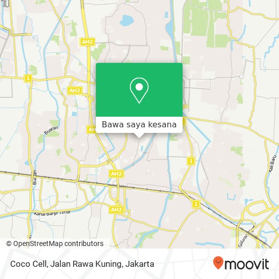 Peta Coco Cell, Jalan Rawa Kuning