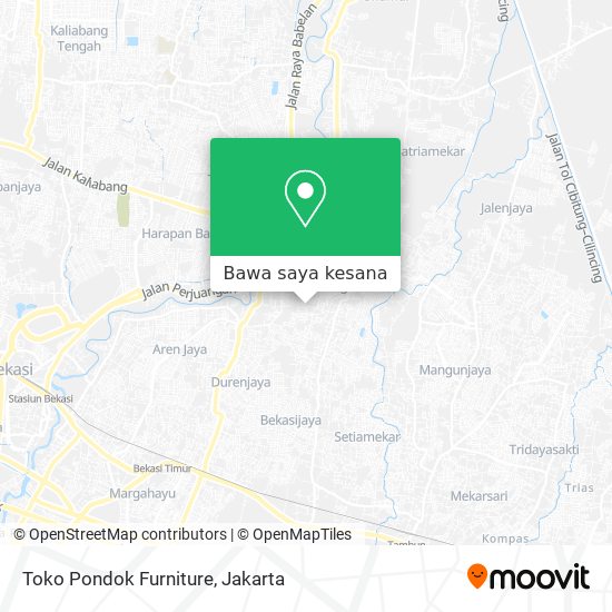 Peta Toko Pondok Furniture