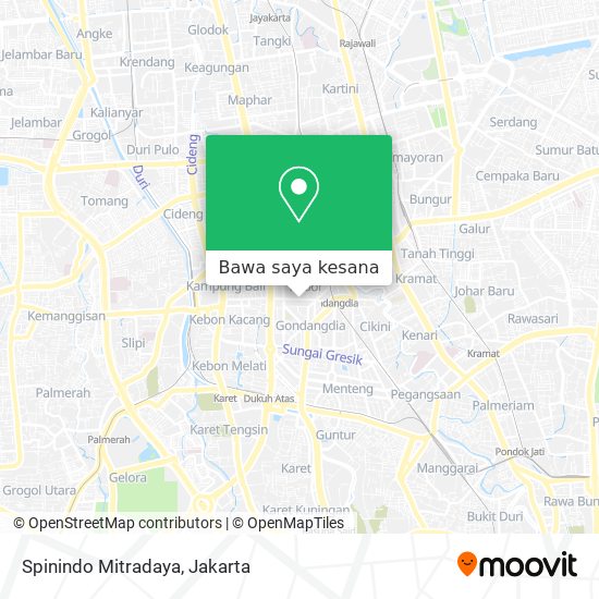 Peta Spinindo Mitradaya