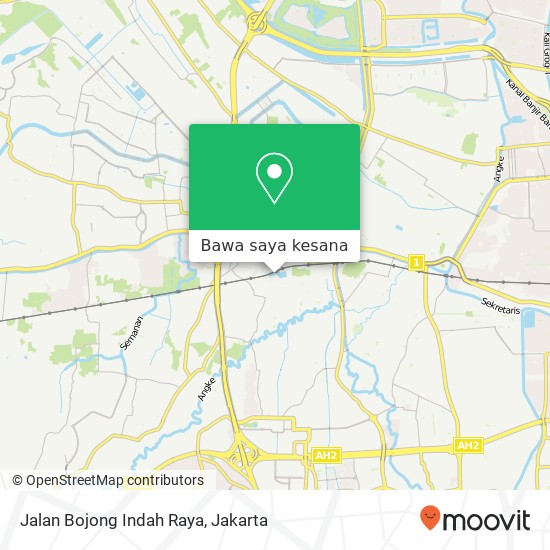 Peta Jalan Bojong Indah Raya, Cengkareng