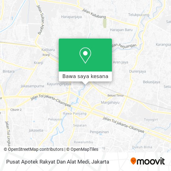 Peta Pusat Apotek Rakyat Dan Alat Medi