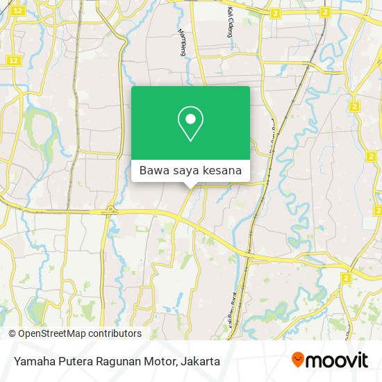 Peta Yamaha Putera Ragunan Motor