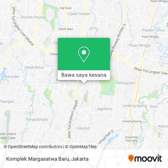 Peta Komplek Margasatwa Baru