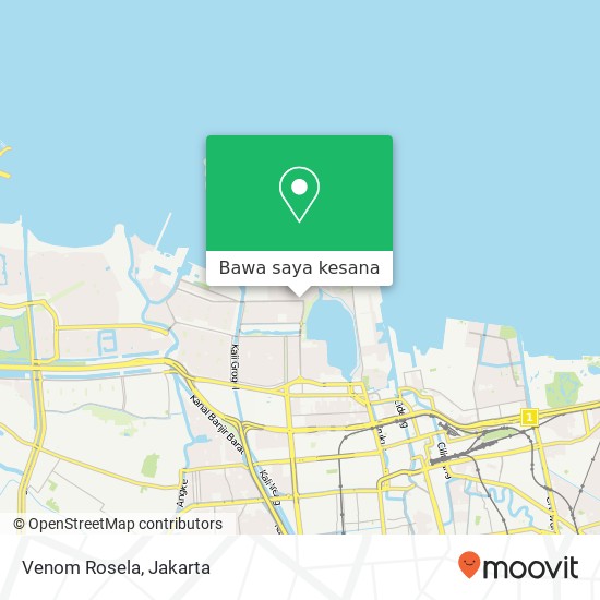 Peta Venom Rosela, Jalan Raya Pluit Utara