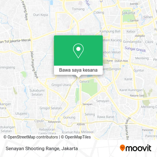 Peta Senayan Shooting Range