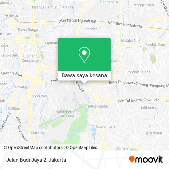 Peta Jalan Budi Jaya 2