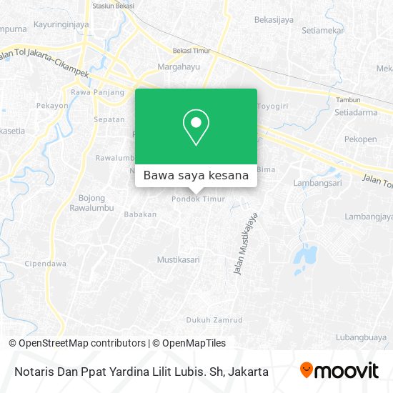 Peta Notaris Dan Ppat Yardina Lilit Lubis. Sh