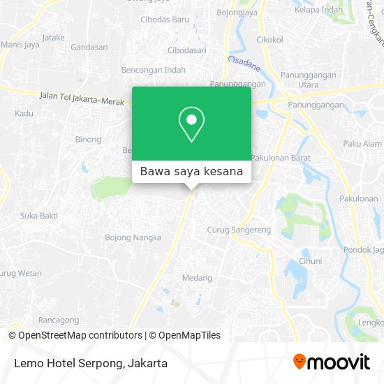 Peta Lemo Hotel Serpong