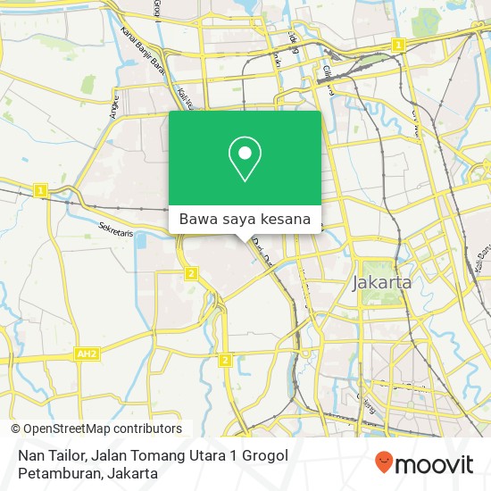 Peta Nan Tailor, Jalan Tomang Utara 1 Grogol Petamburan
