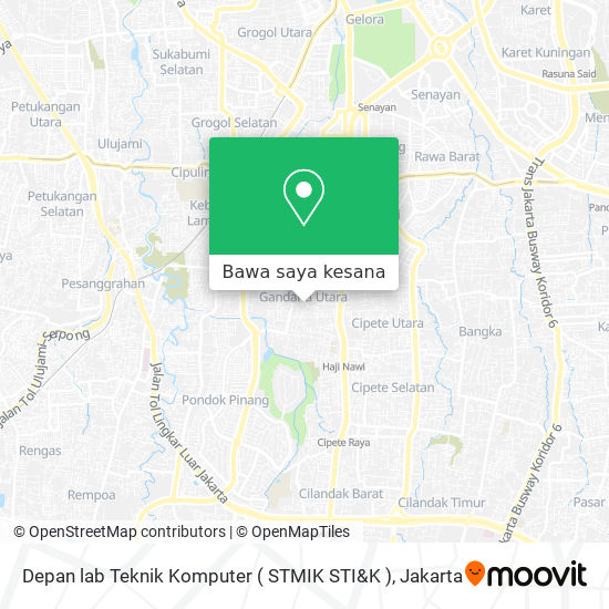 Peta Depan lab Teknik Komputer ( STMIK STI&K )