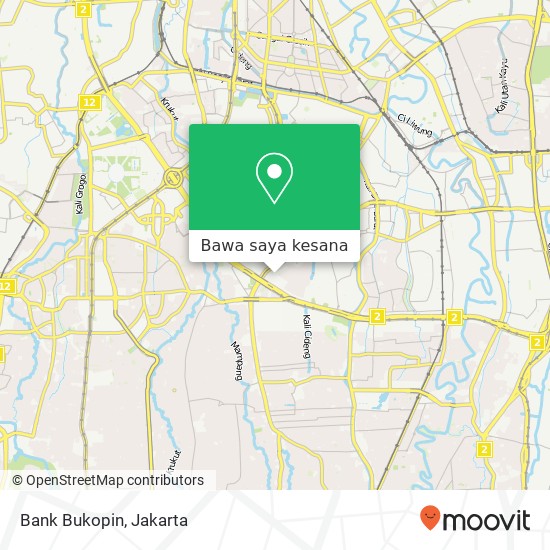 Peta Bank Bukopin, Jalan Taman Patra Terusan