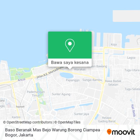 Peta Baso Beranak Mas Bejo Warung Borong Ciampea Bogor