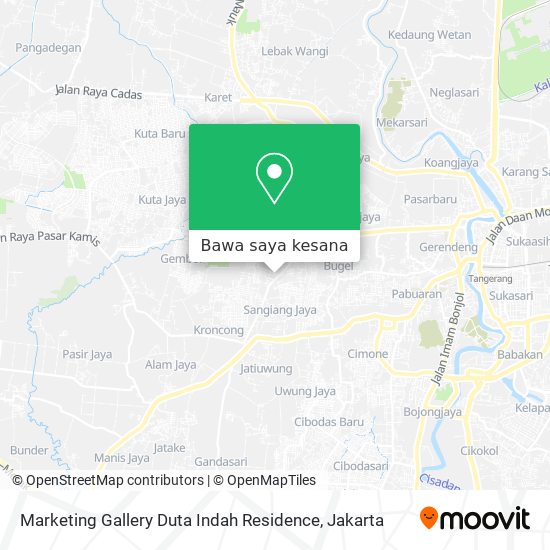 Peta Marketing Gallery Duta Indah Residence