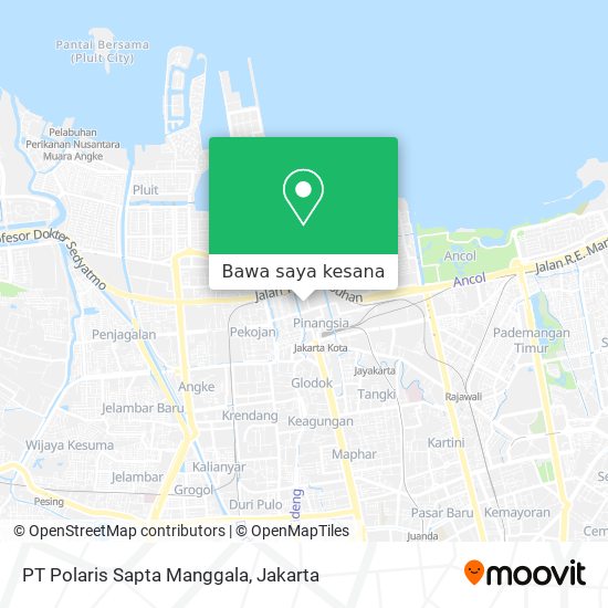 Peta PT Polaris Sapta Manggala
