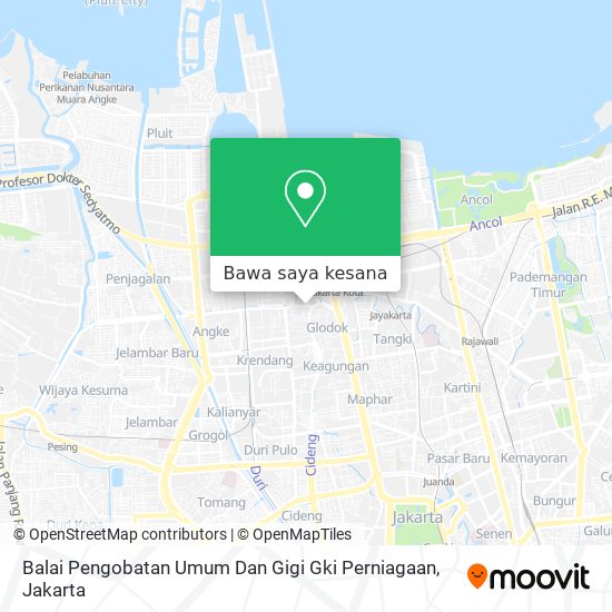 Peta Balai Pengobatan Umum Dan Gigi Gki Perniagaan