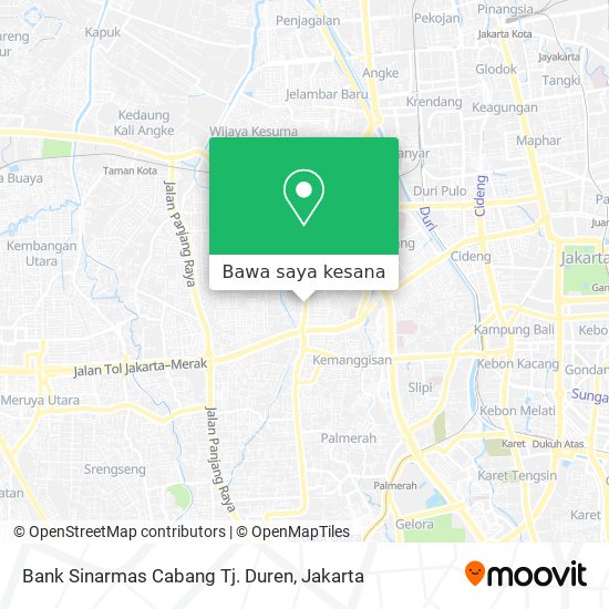 Peta Bank Sinarmas Cabang Tj. Duren