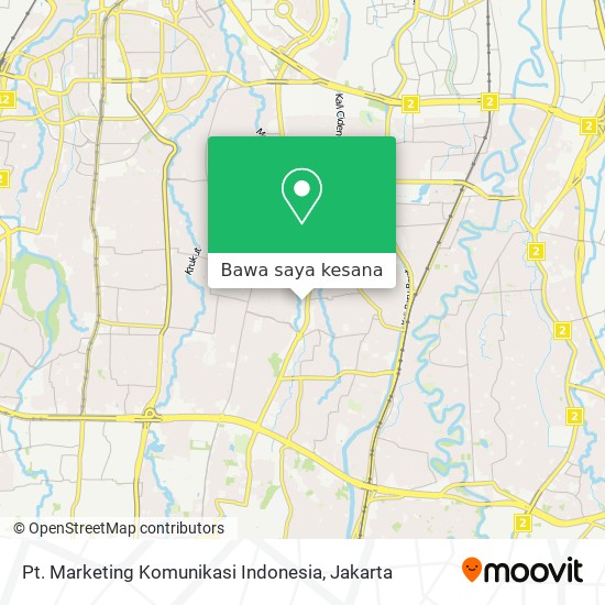 Peta Pt. Marketing Komunikasi Indonesia