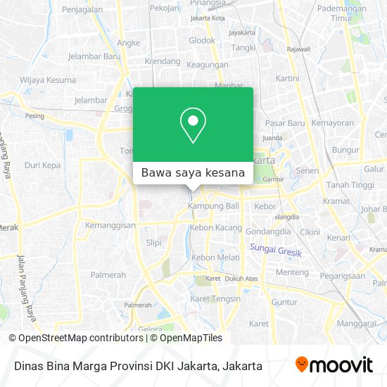 Peta Dinas Bina Marga Provinsi DKI Jakarta