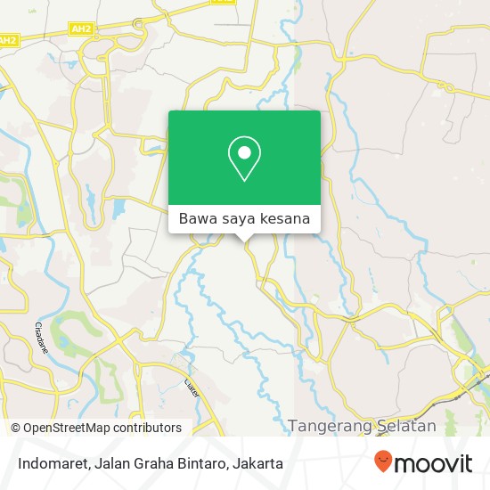 Peta Indomaret, Jalan Graha Bintaro