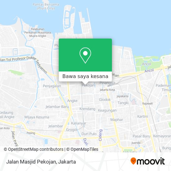 Peta Jalan Masjid Pekojan
