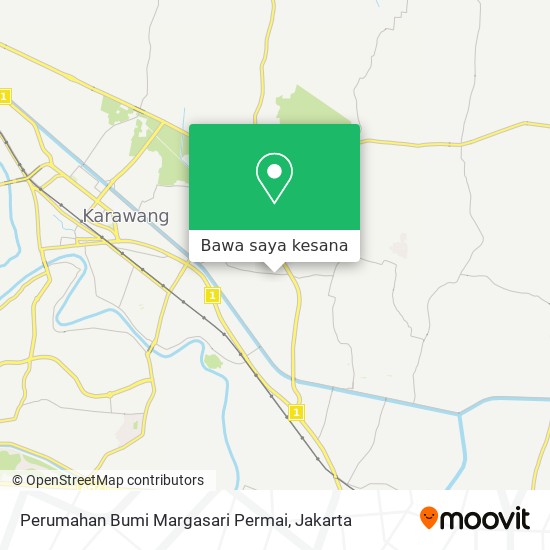 Peta Perumahan Bumi Margasari Permai