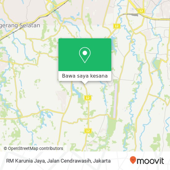 Peta RM Karunia Jaya, Jalan Cendrawasih