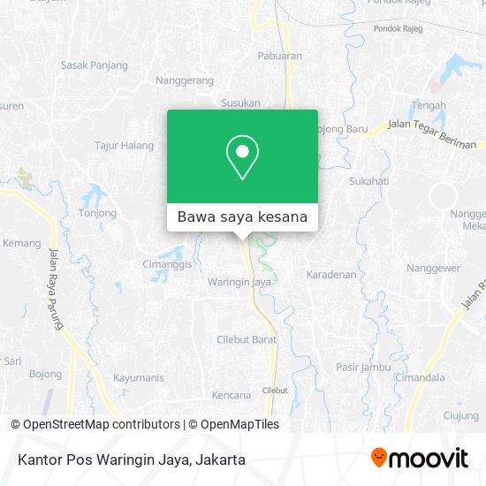 Peta Kantor Pos Waringin Jaya