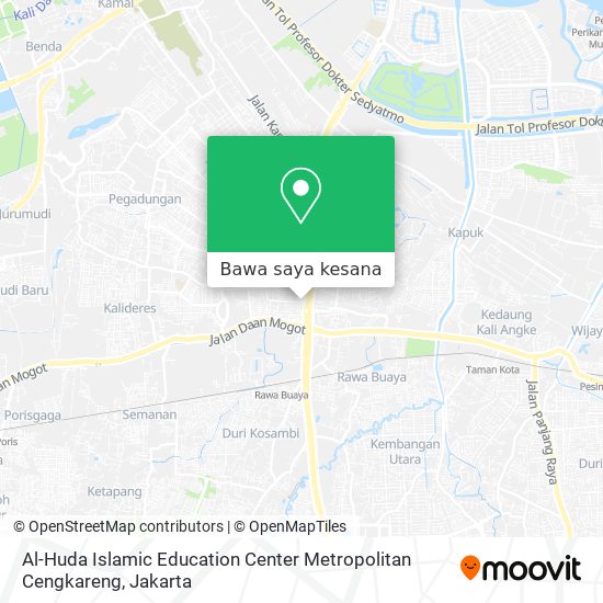 Peta Al-Huda Islamic Education Center Metropolitan Cengkareng