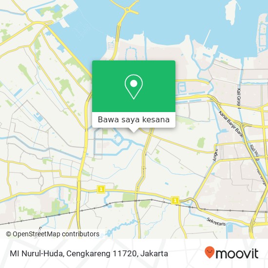 Peta MI Nurul-Huda, Cengkareng 11720