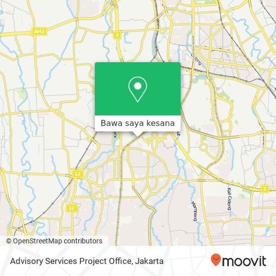 Peta Advisory Services Project Office, Jalan Jend. Sudirman