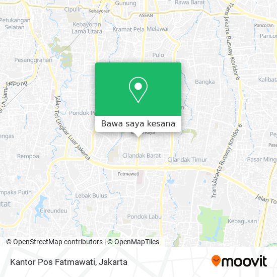 Peta Kantor Pos Fatmawati