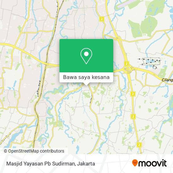 Peta Masjid Yayasan Pb Sudirman