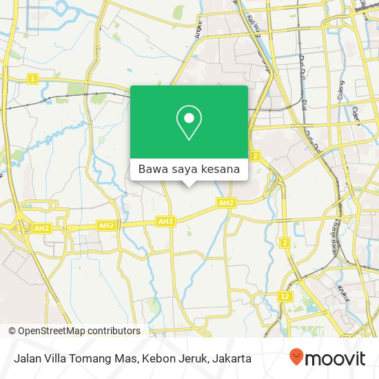 Peta Jalan Villa Tomang Mas, Kebon Jeruk