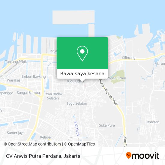 Peta CV Anwis Putra Perdana