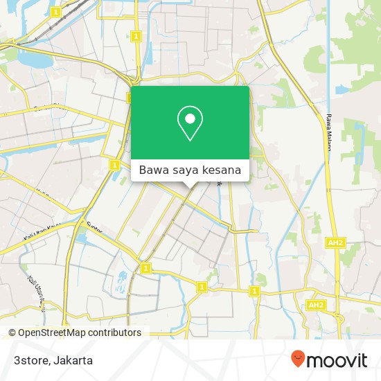 Peta 3store, Jalan Bulevar Utara Kelapa Gading