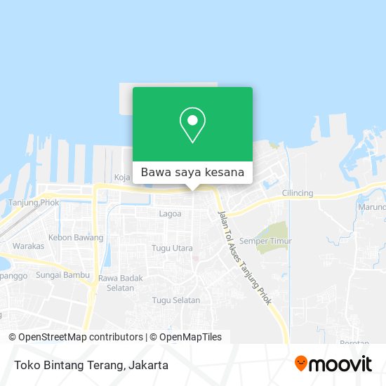 Peta Toko Bintang Terang