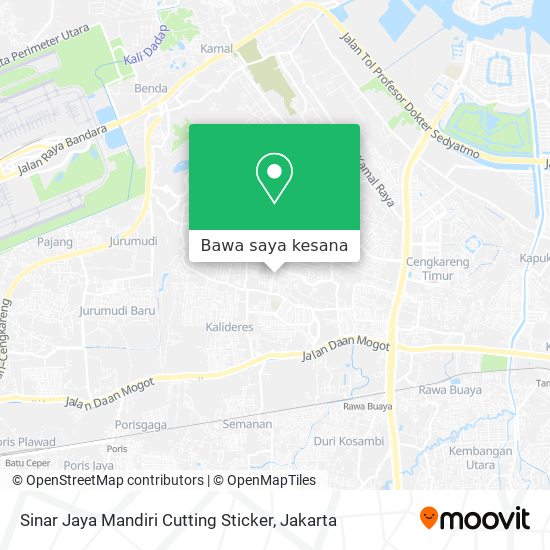 Peta Sinar Jaya Mandiri Cutting Sticker