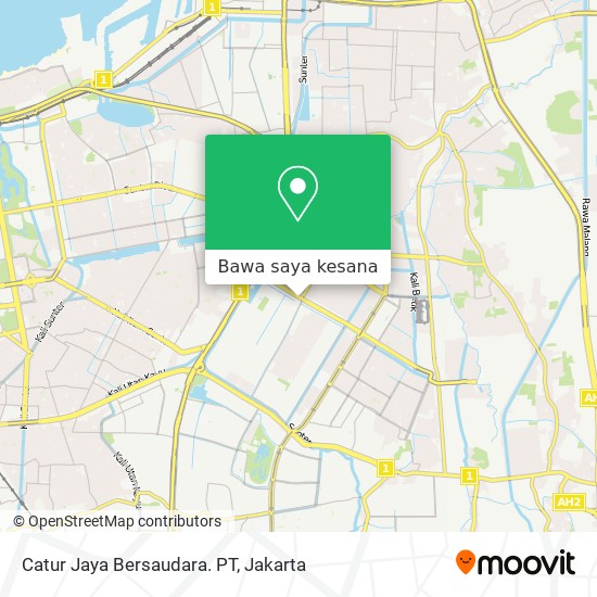 Peta Catur Jaya Bersaudara. PT