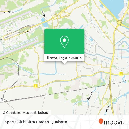 Peta Sports Club Citra Garden 1, Jalan Alam Tengah