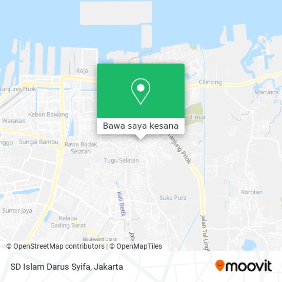 Peta SD Islam Darus Syifa