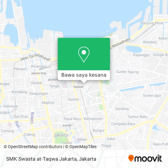 Peta SMK Swasta at-Taqwa Jakarta