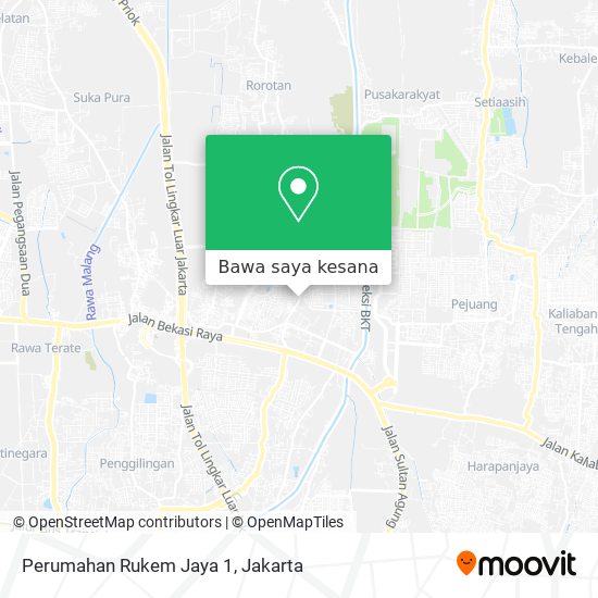 Peta Perumahan Rukem Jaya 1