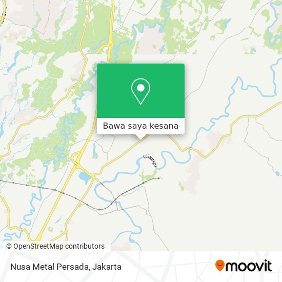 Peta Nusa Metal Persada