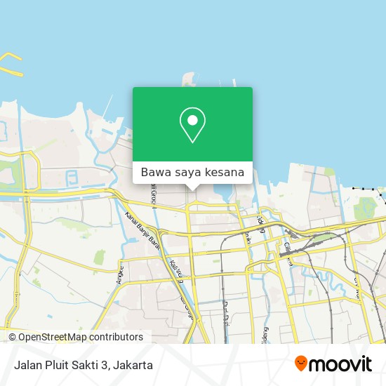 Peta Jalan Pluit Sakti 3