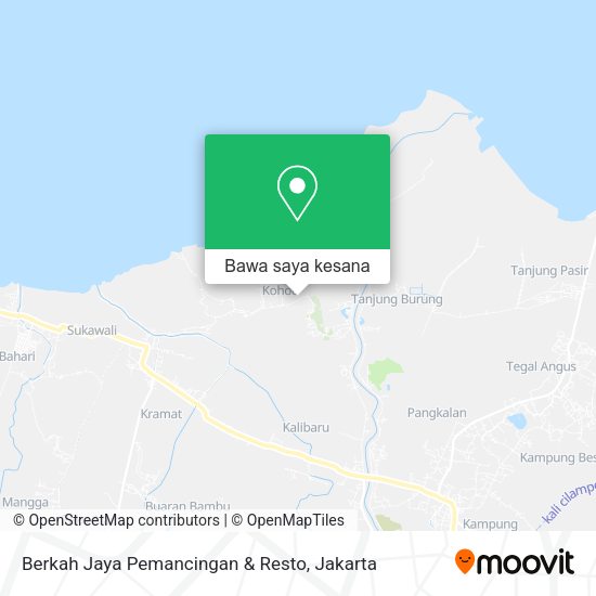Peta Berkah Jaya Pemancingan & Resto, Pakuhaji