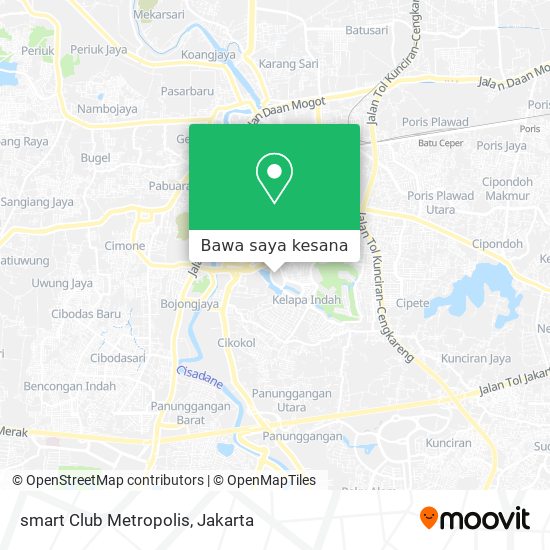 Peta smart Club Metropolis