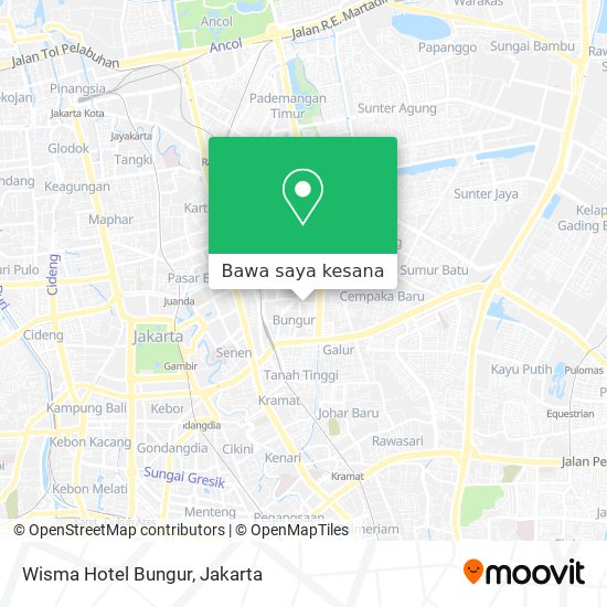 Peta Wisma Hotel Bungur