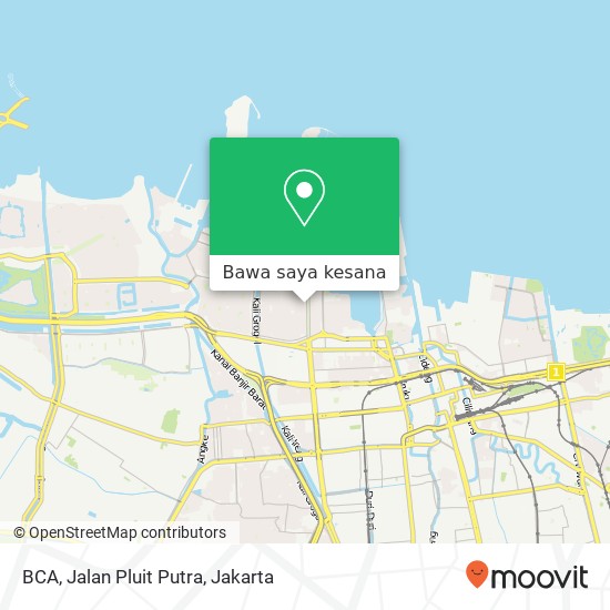 Peta BCA, Jalan Pluit Putra